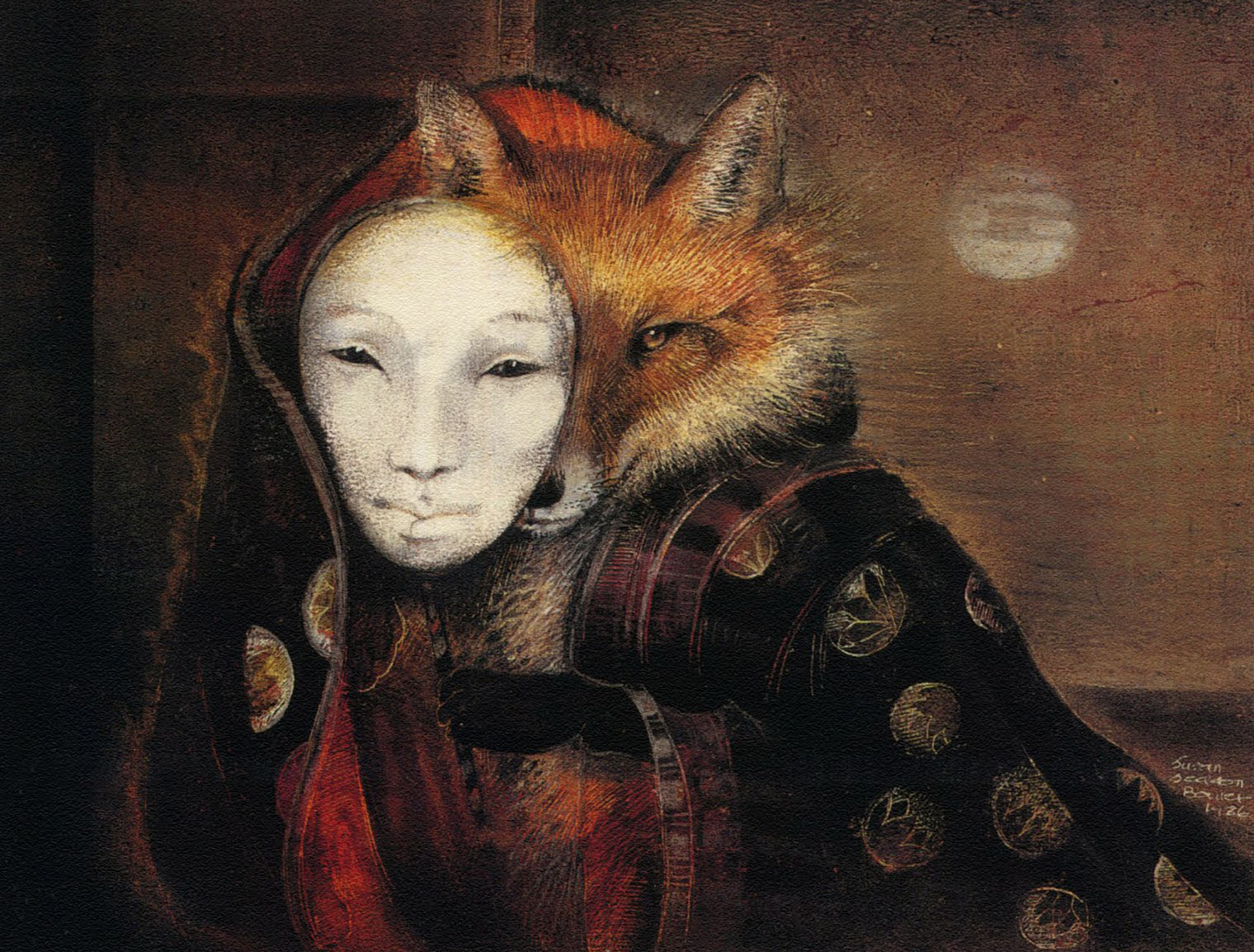 A rare glimpse of a Kitsune before she Walks Among Us. Who is she really? With her Foxfire and Guarded Thoughts, we may never know for sure.
