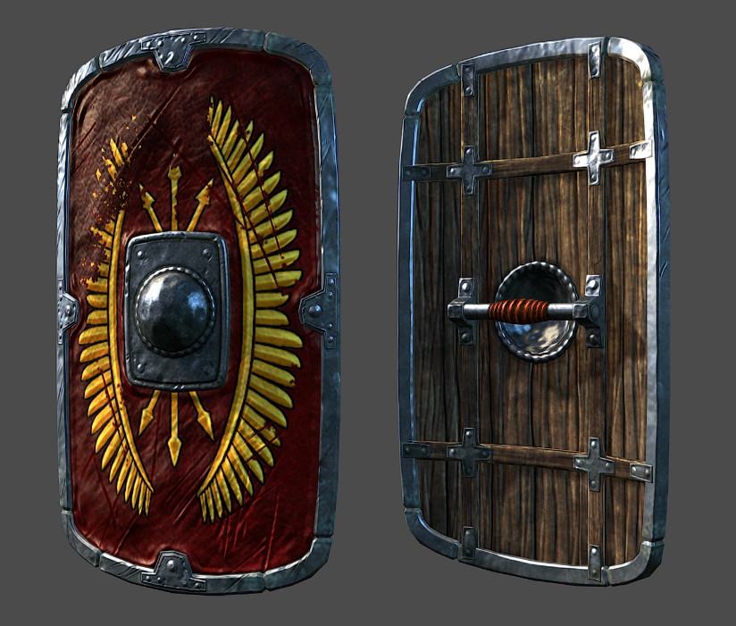 Tower Shield, Wooden